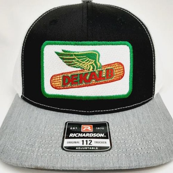Dekalb Retro Farm Flying Corn Patch Richardson 112 Trucker Grower American Hat main image 4